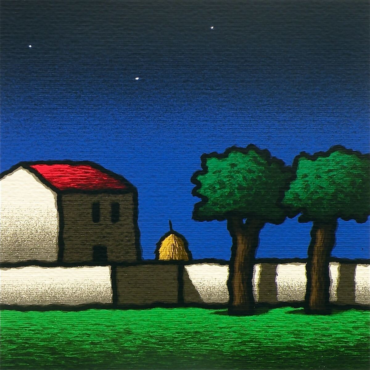 Casa covone e pini