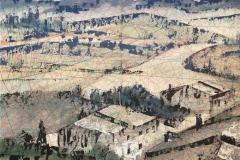 SENSI ARTE, Paper view, Tuscany 1 mista su cartamodello, cm 41 x 53