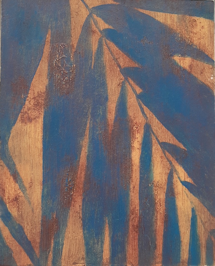 SENSI ARTE, Leaves Effect, acrilico su  cartonlegno, cm 25 x 20, BRLM_201