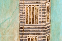 SENSI ARTE, Torre, mista su tavola, cm 75 x 100